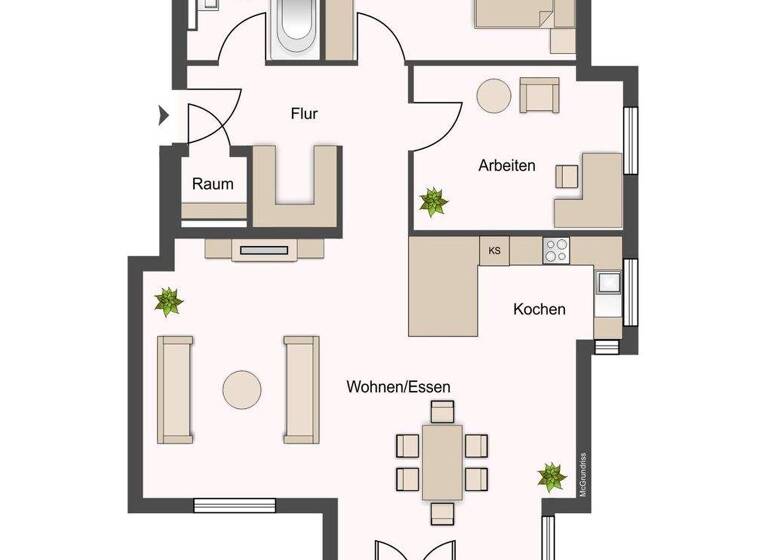 Wohnung zur Miete 1.600 € 3 Zimmer 108 m² frei ab 01.05.2026 Flein 74223