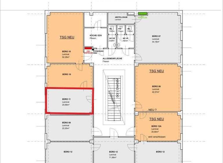 Büro zur Miete 184 € 1 Zimmer Eitzenbergerstraße 4-6 Leobersdorf 2544