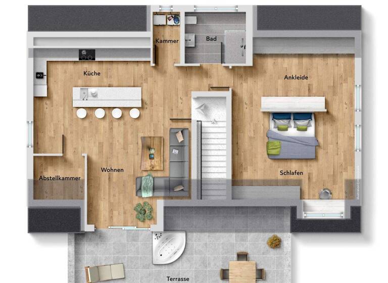 Wohnung zum Kauf 618.000 € 3 Zimmer 104,3 m² 3. Geschoss frei ab 01.06.2026 Darmstadt 64295