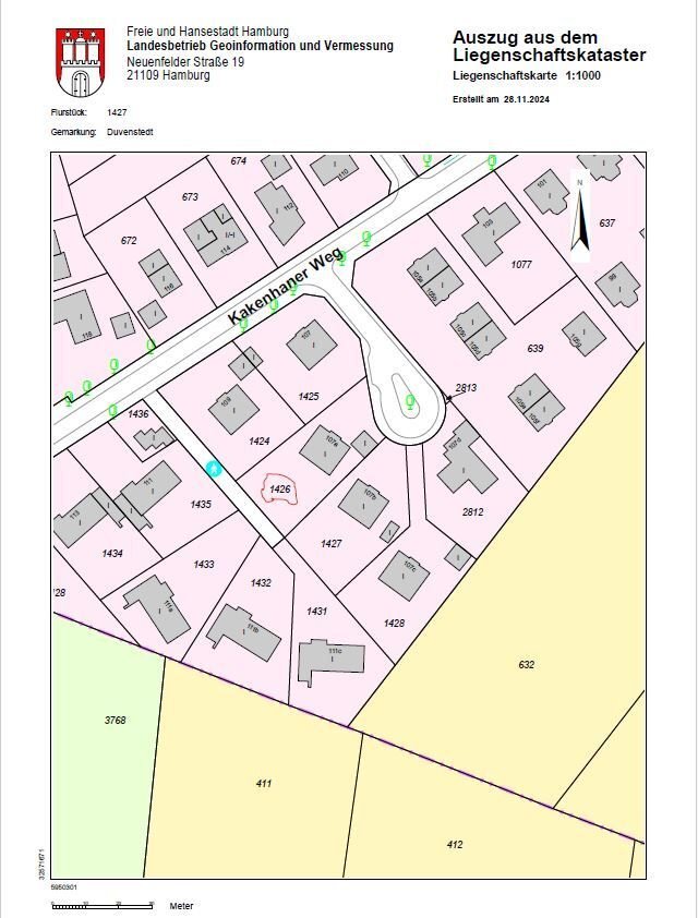 Grundstück zum Kauf 650.000 € 955 m²<br/>Grundstück Duvenstedt Hamburg 22397