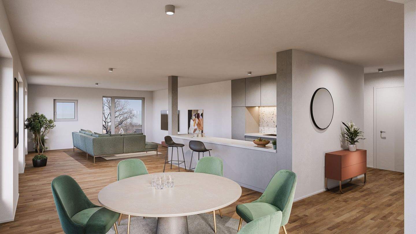 Immobilie in Georgensgmünd - Exklusive 3-Zimmer-Penthousewohnung mit zwei großen Terrassen – modern, lichtdurchflutet & hochwertig ausgestattet - Bild 3