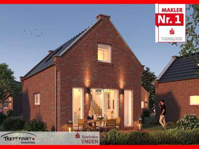 Einfamilienhaus zum Kauf - Erstbezug provisionsfrei 299.500 € 2 Zimmer 55 m² 200 m² Grundstück Emden 26721