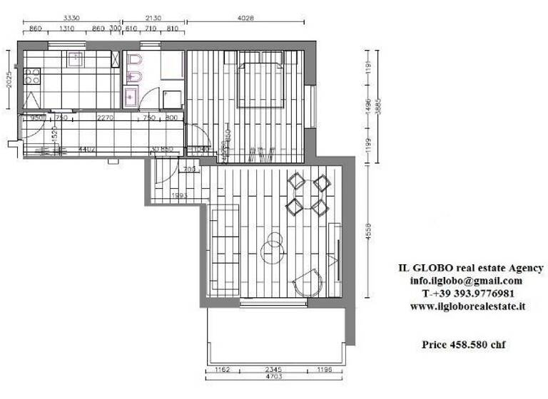 Wohnung zum Kauf 429.000 € 2 Zimmer 76,4 m² frei ab sofort Campione d'Italia