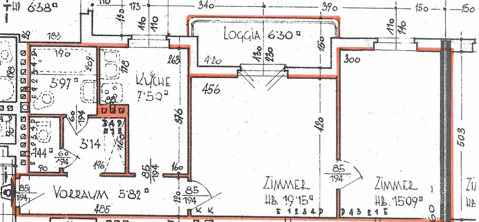 Wohnung zum Kauf 160.000 € 2 Zimmer 56 m²<br/>Wohnfläche 1.<br/>Geschoss Unionstraße 147 Linz Linz 4020