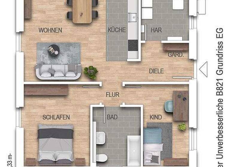 Bungalow zum Kauf 289.900 € 4 Zimmer 110 m² 806 m² Grundstück Wesselburen 25764