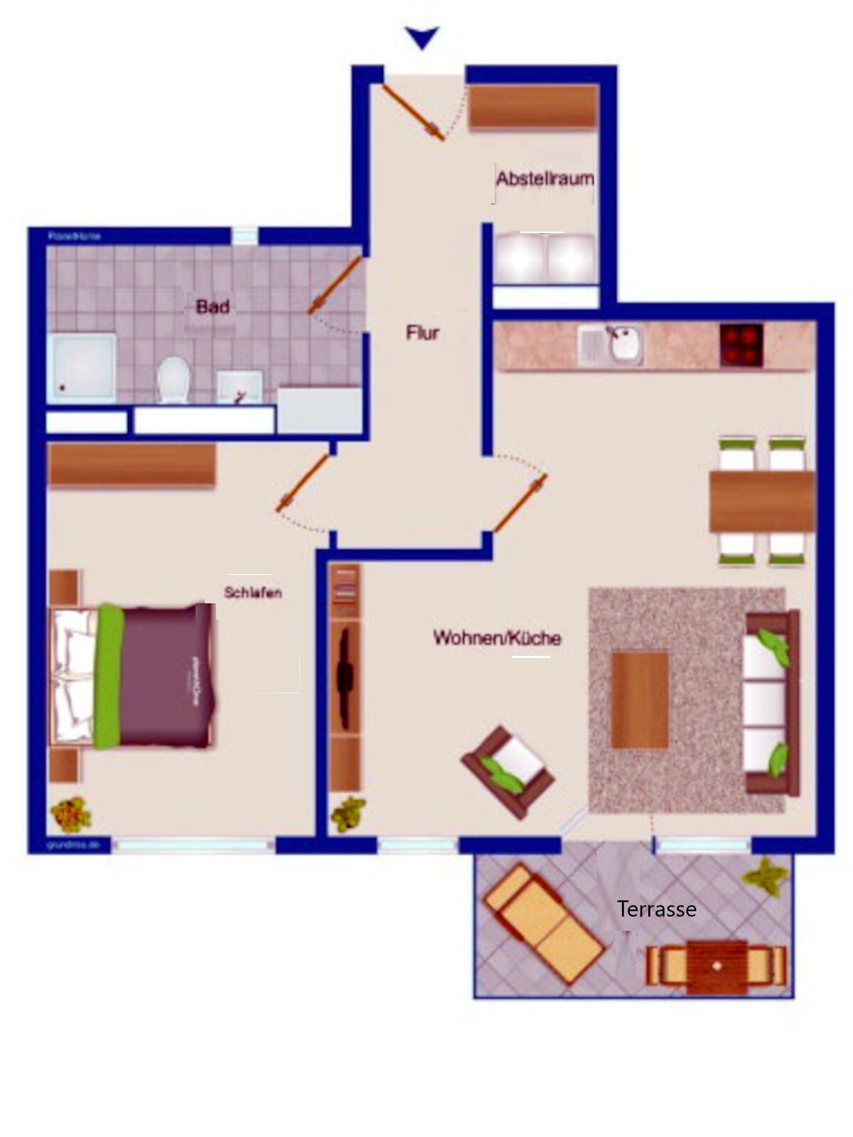 Wohnung zum Kauf provisionsfrei 250.000 € 2 Zimmer 66,9 m²<br/>Wohnfläche ab sofort<br/>Verfügbarkeit Brunsbüttel 25541