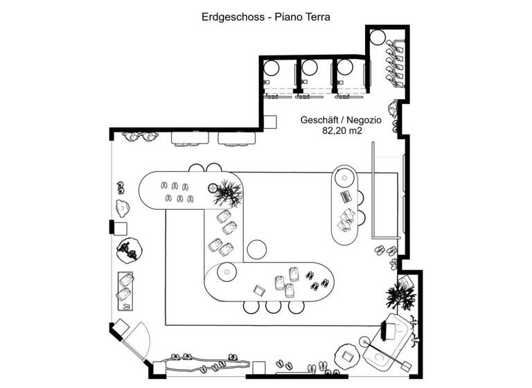Ladenfläche zur Miete 4.900 € 155 m² Verkaufsfläche Bozen 39100