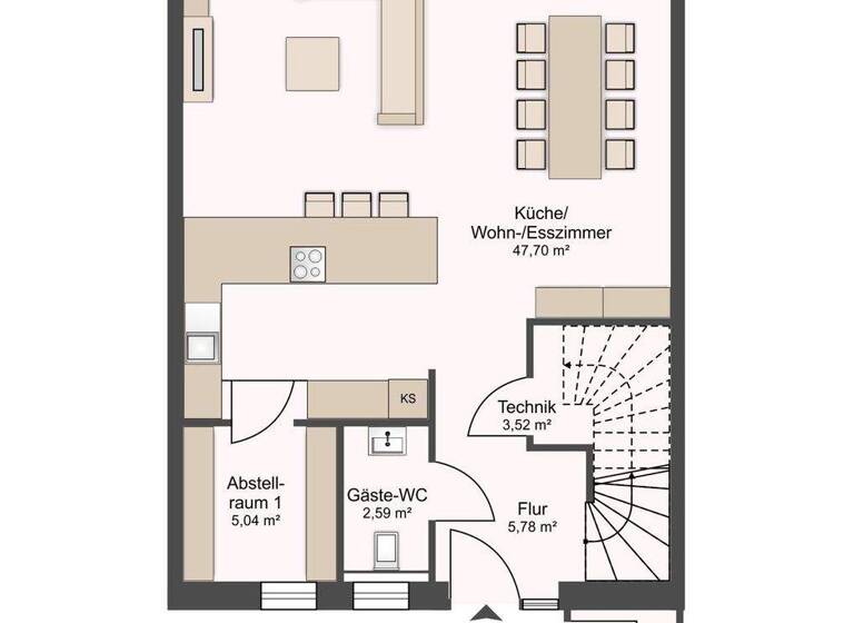 Reihenmittelhaus zum Kauf - Erstbezug 450.954 € 4 Zimmer 131,2 m² Postweg Lastrup 49688