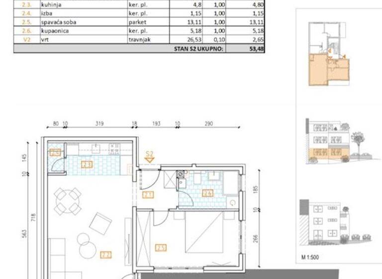 Wohnung zum Kauf 189.900 € 2 Zimmer 53 m² ZAGREB