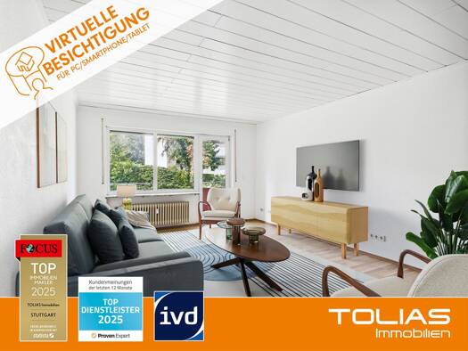 Wohnung zum Kauf 272.000 € 3 Zimmer 78,7 m² 1. Geschoss Hofen Stuttgart 70378