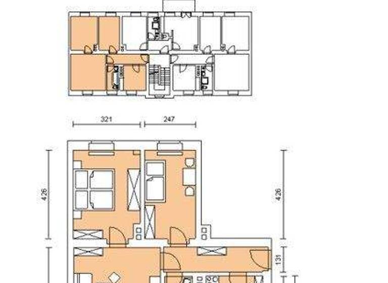 Wohnung zur Miete 491 € 3 Zimmer 61,5 m² 2. Geschoss frei ab 08.03.2026 Nürnberger Str. 26 Südvorstadt-West Dresden 01187