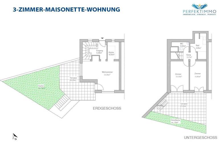 Maisonette zum Kauf 634.000 € 3 Zimmer 69,5 m² Innsbruck 6020