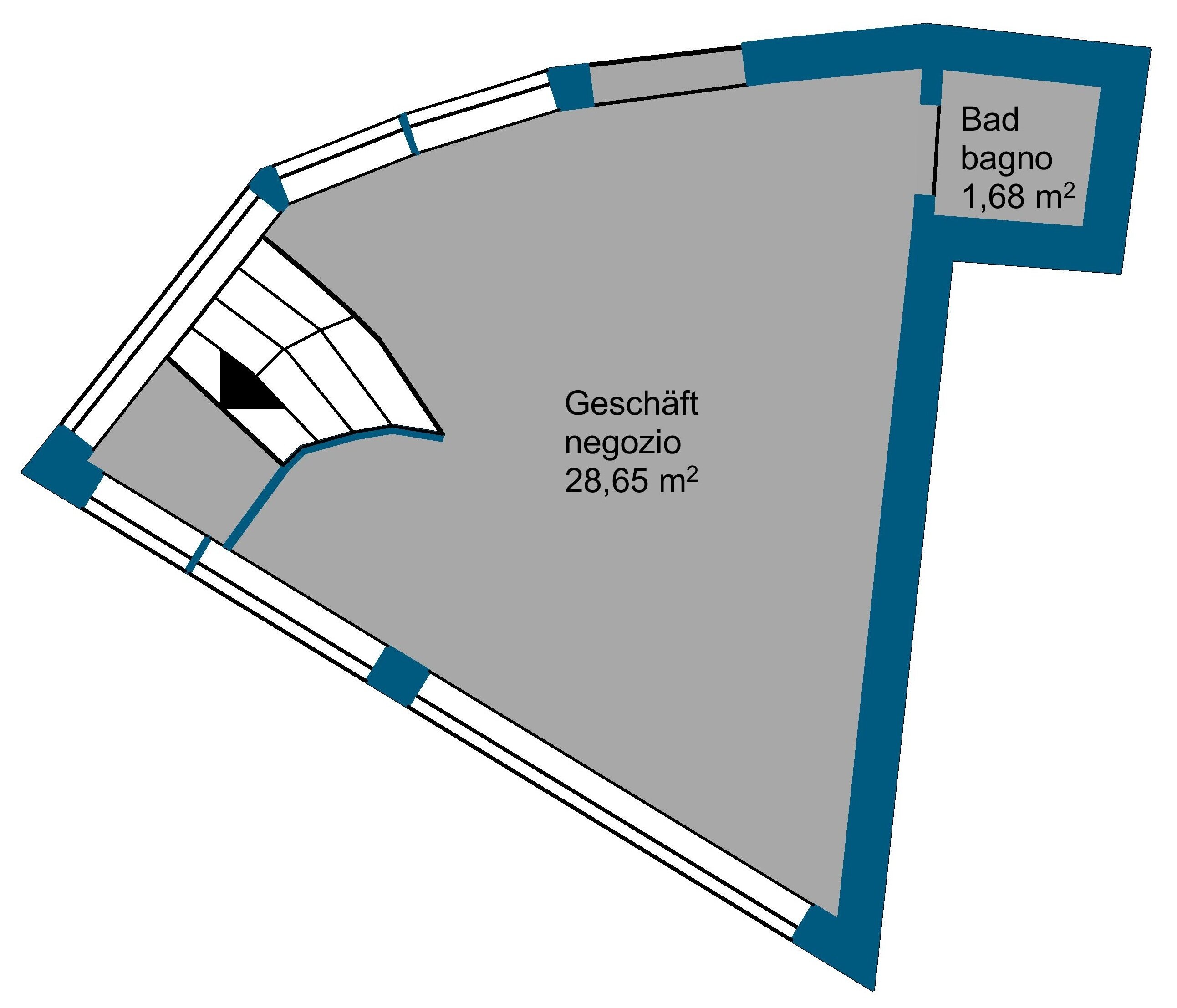 Laden zum Kauf 155.000 € 41 m²<br/>Verkaufsfläche Meran