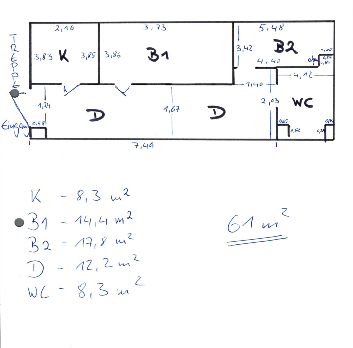 Bürofläche zur Miete provisionsfrei 905 € 2 Zimmer 61 m²<br/>Bürofläche Holbeinstraße 24 Schleußig Leipzig 04229