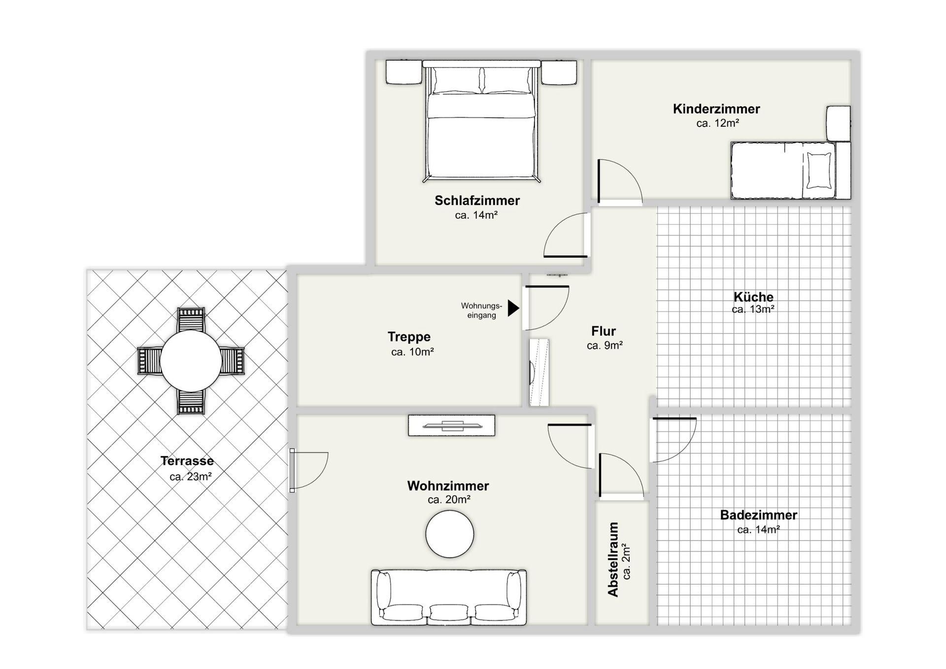 Wohnung zur Miete 660 € 3 Zimmer 91 m²<br/>Wohnfläche 3.<br/>Geschoss Ostviertel Gera 07546