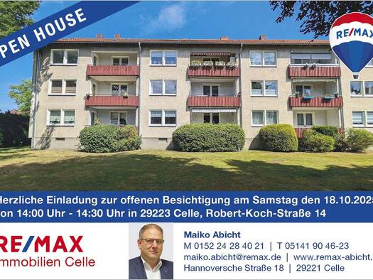 Wohnung zum Kauf 139.000 € 3 Zimmer 62 m² Hehlentor Celle 29223