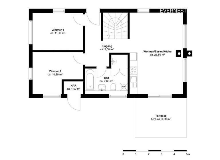 Einfamilienhaus zum Kauf 410.000 € 4 Zimmer 98 m² Kappeln 24376