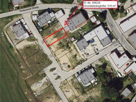 Grundstück zum Kauf provisionsfrei 180.120 € 316 m² Grundstück frei ab sofort Walleshausen Geltendorf 82269