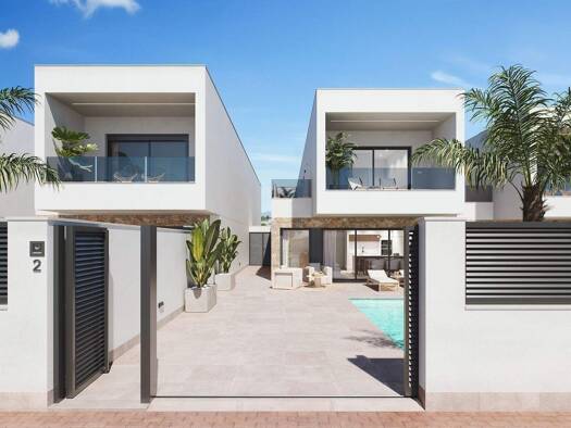 Villa zum Kauf provisionsfrei 410.000 € 5 Zimmer 153 m² 228 m² Grundstück Calle Eduardo Chillida San Pedro del Pinatar 30740