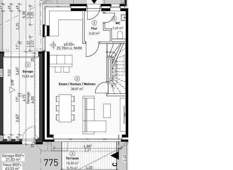 Doppelhaushälfte zum Kauf 499.900 € 5 Zimmer 106 m² 200 m² Grundstück Biemenhorst Bocholt 46395