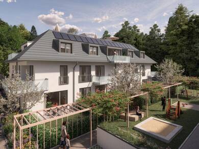 Wohnung zum Kauf - Neubau provisionsfrei 465.000 € 2 Zimmer 49,5 m² EG frei ab sofort Steinweg 28 Baldham Vaterstetten 85598