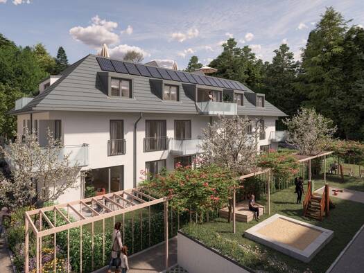Wohnung zum Kauf - Neubau provisionsfrei 465.000 € 2 Zimmer 49,5 m² EG frei ab sofort Steinweg 28 Baldham Vaterstetten 85598