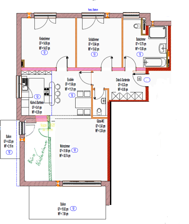 Wohnung zum Kauf provisionsfrei 849.500 € 4 Zimmer 115 m²<br/>Wohnfläche 1.<br/>Geschoss Ringhofferstraße 1 Unterschleißheim Unterschleißheim 85716