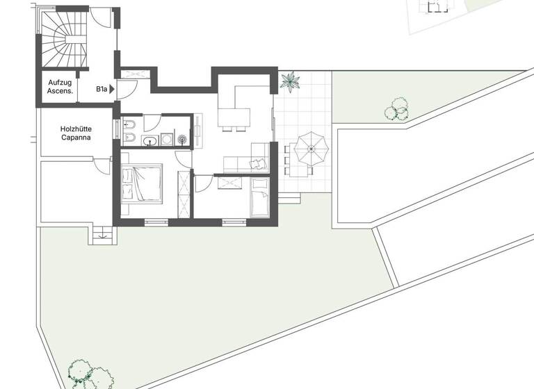 Wohnung zum Kauf 342.000 € 3 Zimmer 47,7 m² EG frei ab 01.10.2026 Rauterweg 1 Rasen-Antholz 39030
