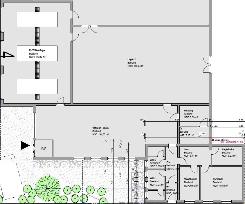 Lagerhalle zur Miete 4.220 € 422,2 m²<br/>Lagerfläche Achdorf Landshut 84036