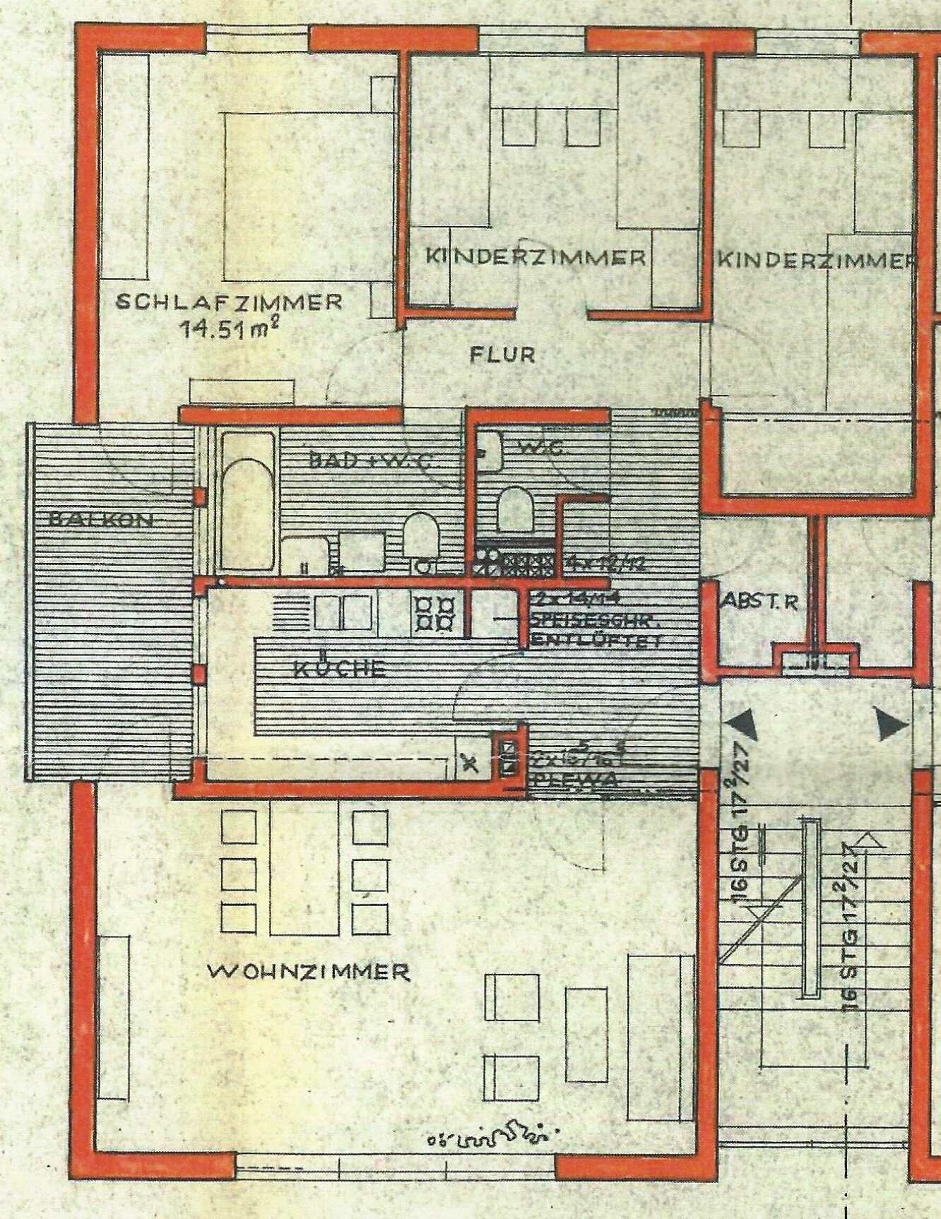 Wohnung zur Miete 1.200 € 4 Zimmer 98 m² 1. Geschoss frei ab sofort Langwasser - Südost Nürnberg 90473