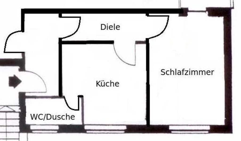 Wohnung zur Miete Wohnen auf Zeit 1.200 € 1 Zimmer 33 m²<br/>Wohnfläche 01.03.2025<br/>Verfügbarkeit Further Straße Hassels Düsseldorf 40599