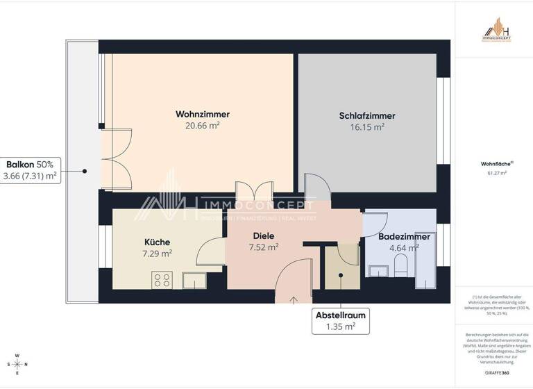 Wohnung zum Kauf 175.000 € 2 Zimmer 61 m² 3. Geschoss Kürenz Trier / Tarforst 54296