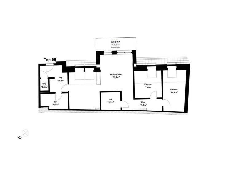 Wohnung zum Kauf 1.480.000 € 3 Zimmer 101,9 m² Wien 1190