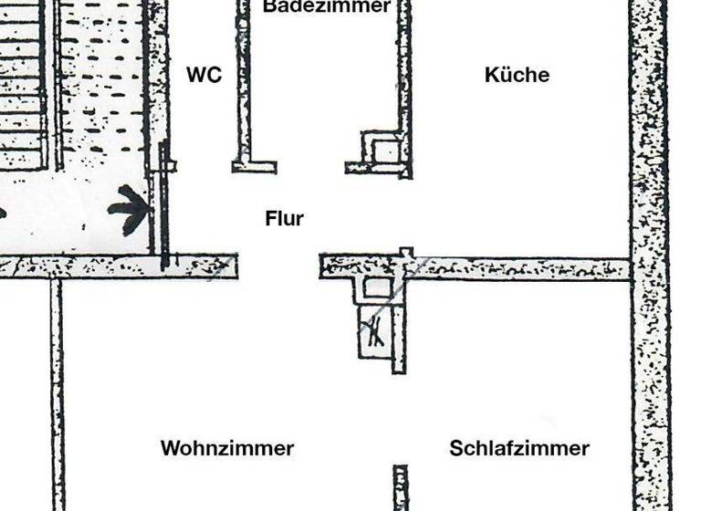 Wohnung zur Miete 510 € 2 Zimmer 45 m² Forsthofstraße 3 Bleiweiß Nürnberg 90461