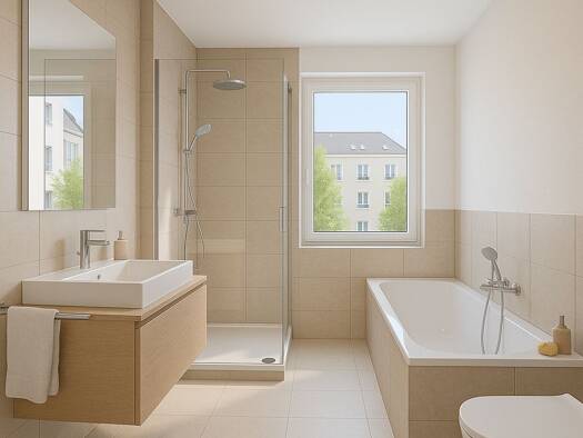 Wohnung zum Kauf - Neubau provisionsfrei 247.000 € 2 Zimmer 55 m² 2. Geschoss Leipzig 04275