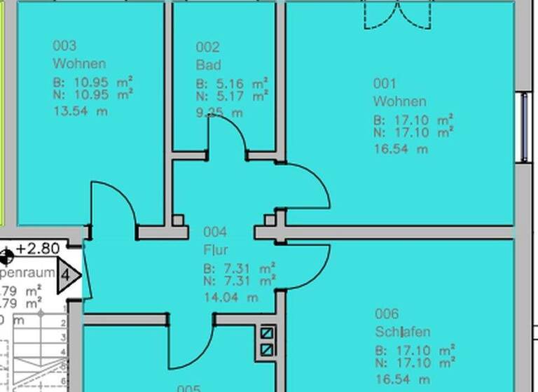 Wohnung zum Kauf provisionsfrei 139.000 € 3 Zimmer 68 m² 1. Geschoss Ewersbach Dietzhölztal-Ewersbach 35716
