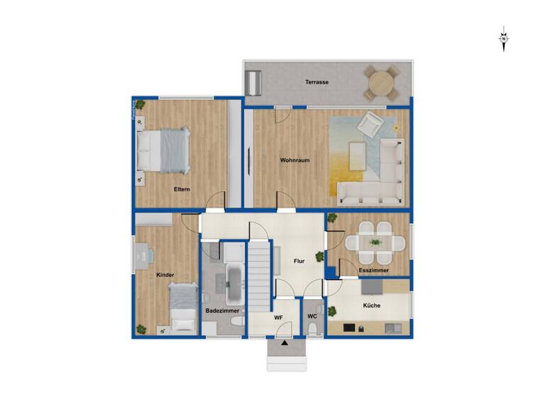 Einfamilienhaus zum Kauf 399.000 € 4 Zimmer 140 m² 871 m² Grundstück Birkenhard Warthausen 88447