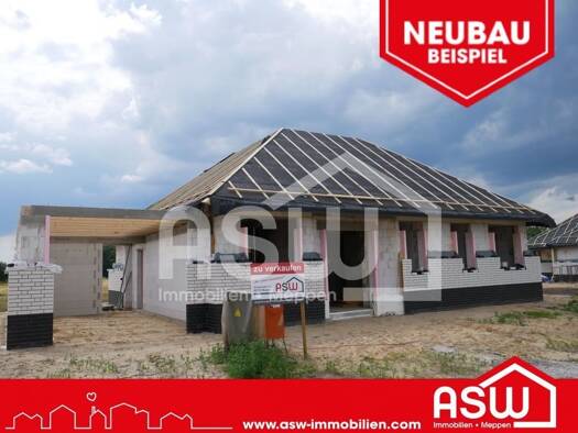 Bungalow zum Kauf - Erstbezug provisionsfrei 548.000 € 3 Zimmer 135 m² 659 m² Grundstück Herzlake 49770