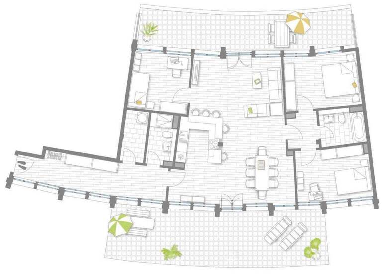 Wohnung zur Miete 1.995 € 4 Zimmer 160,3 m² 3. Geschoss frei ab 01.03.2026 Elstal Wustermark 14624