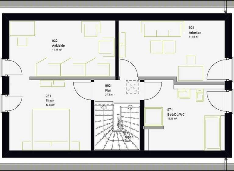 Einfamilienhaus zum Kauf - Erstbezug provisionsfrei 497.000 € 8 Zimmer 189 m² 860 m² Grundstück Appendorf Lauter 96169