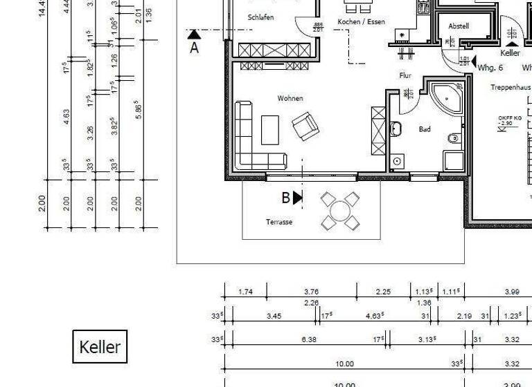 Wohnung zur Miete 850 € 2 Zimmer 87 m² EG frei ab 01.05.2026 Ostergrund 9a Ovelgönne/Ketzendorf Buxtehude 21614