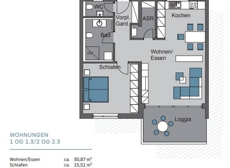 Wohnung zur Miete 885 € 2,5 Zimmer 74,1 m² 1. Geschoss frei ab sofort Onstmettingen Albstadt 72461