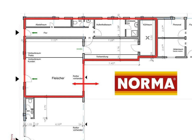 Verkaufsfläche zur Miete provisionsfrei 125 m² Verkaufsfläche Gewerbepark-Kirschallee 1 a Lebus 15326