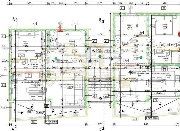 Wohnung zum Kauf 370.000 € 2 Zimmer 130 m² 2. Geschoss Okrug