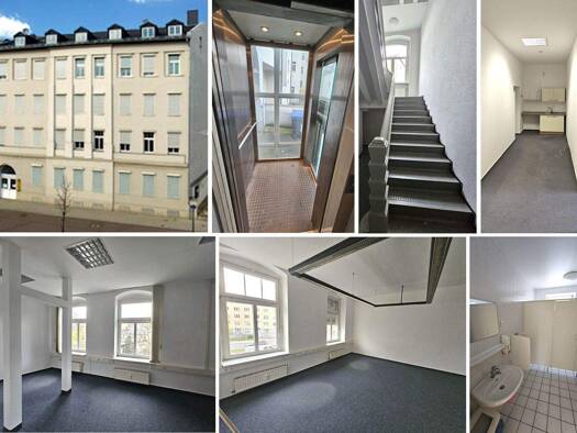 Bürofläche zur Miete provisionsfrei 1.175 € 10 Zimmer 210 m² Bürofläche Innenstadt Halle (Saale) 06110
