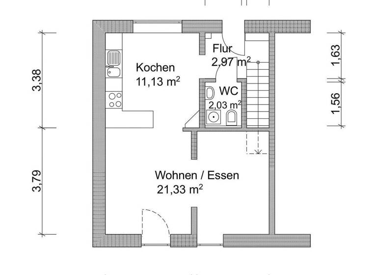 Einfamilienhaus zum Kauf 195.000 € 2 Zimmer 55,7 m² 610 m² Grundstück Münsterdorf 25587