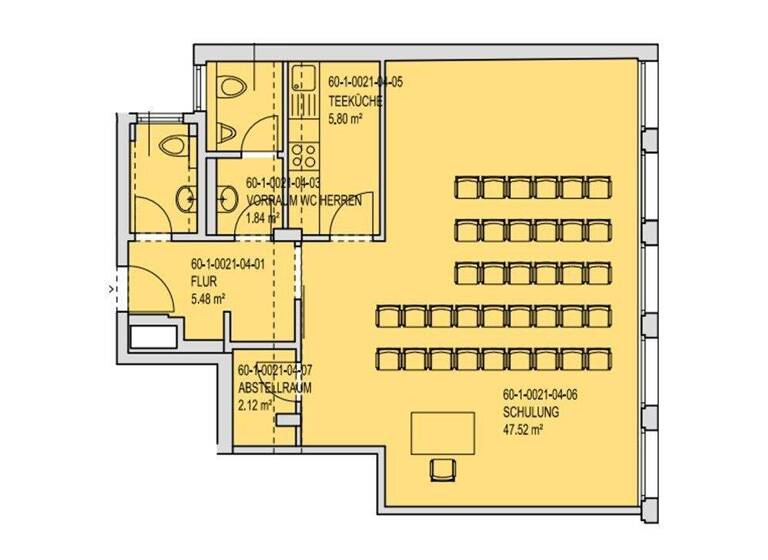 Bürofläche zur Miete provisionsfrei 14 € 67,9 m² Bürofläche teilbar ab 67,9 m² West Stuttgart, Mitte 70178