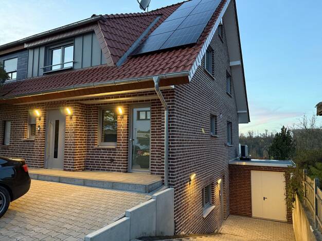 Doppelhaushälfte zur Miete - Erstbezug 1.750 € 4 Zimmer 125 m² 379 m² Grundstück Gläsener Straße 11 a Neuenbeken Paderborn 33100