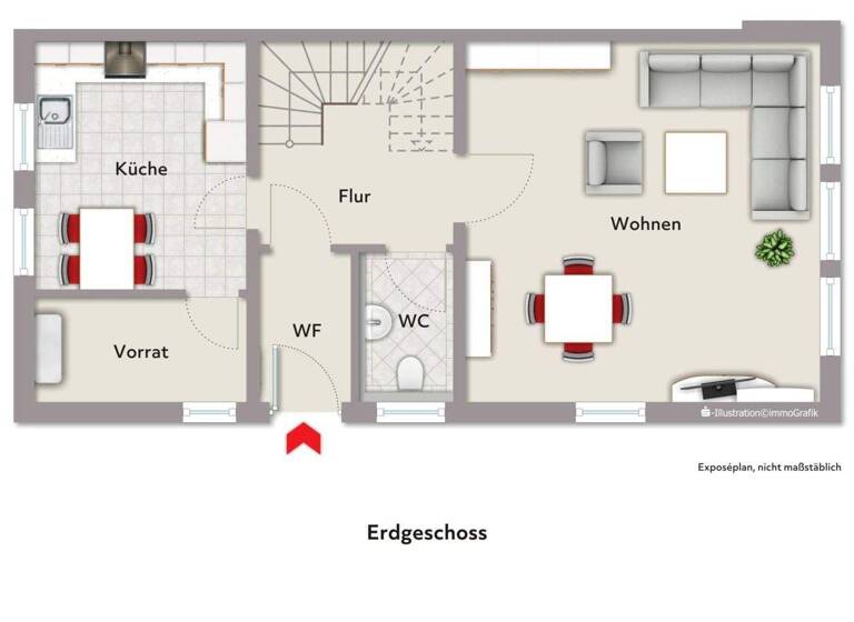 Reihenendhaus zum Kauf 329.000 € 6 Zimmer 141 m² 285,5 m² Grundstück Soest 59494