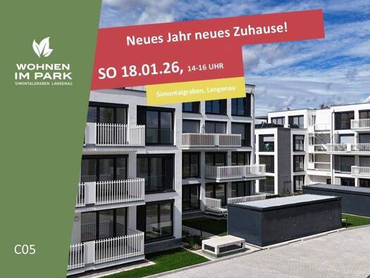 Wohnung zum Kauf - Neubau provisionsfrei 522.900 € 4 Zimmer 100,5 m² EG Am Simontalgraben 23 Langenau 89129